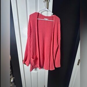American eagle pink cardigan